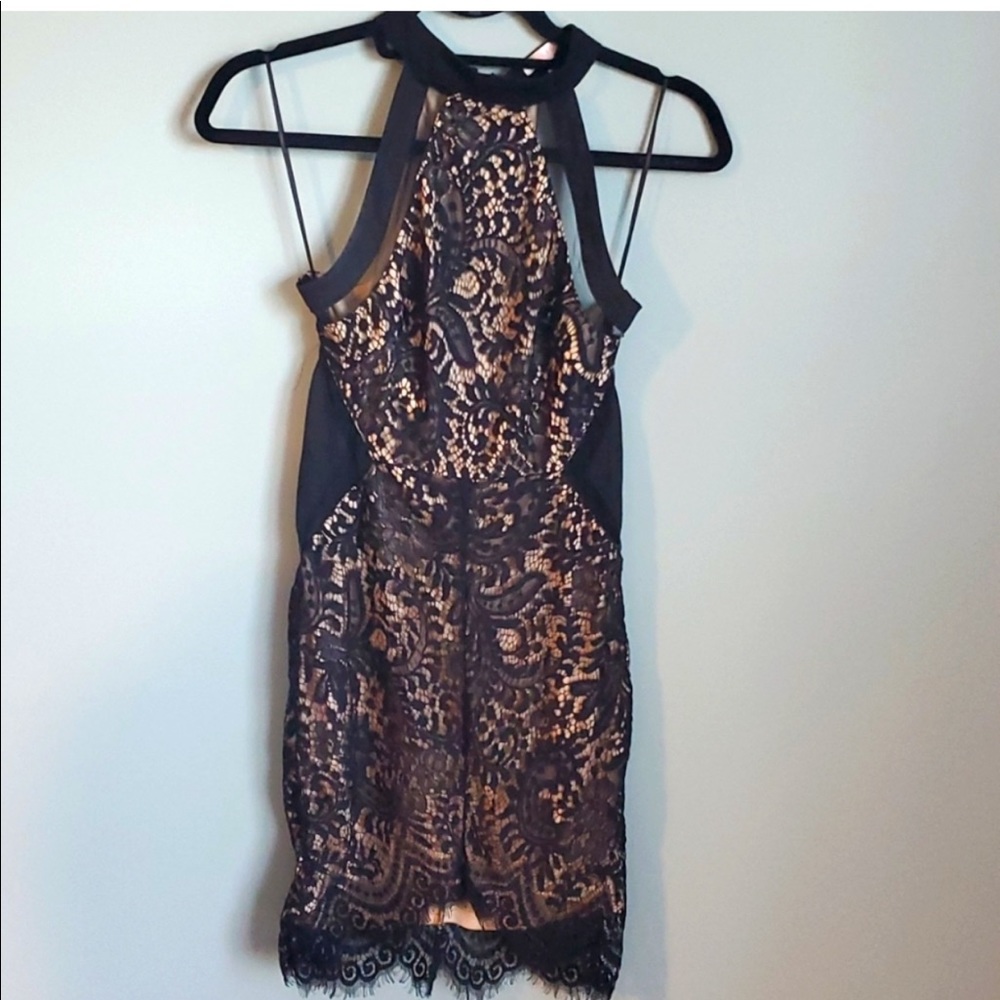 Luxxel black and cream dress